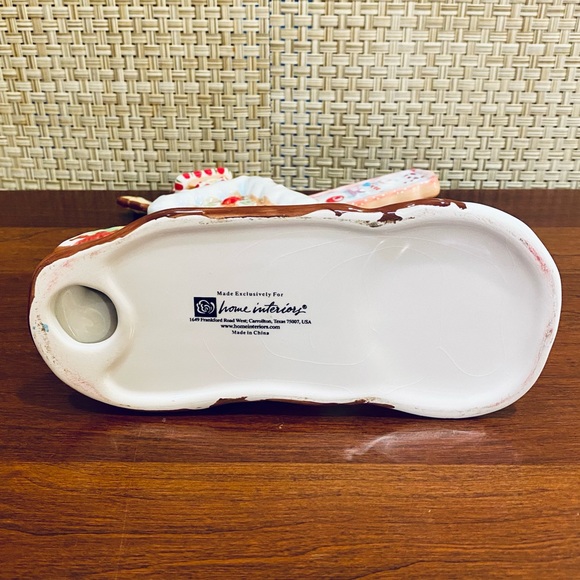 🎄🌟HP🌟Ceramic Gingerbread Windmill Cookie Bakery Christmas Decor Candle Holder - Picture 8 of 9